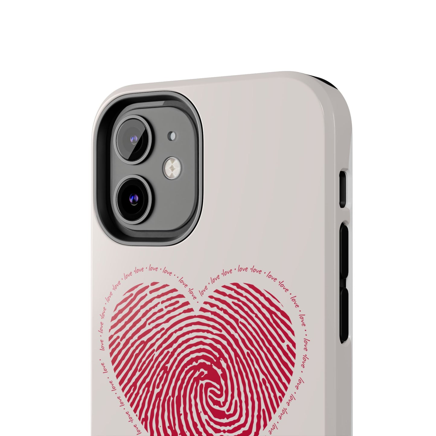 Finger Print Love Case - Durable Protection