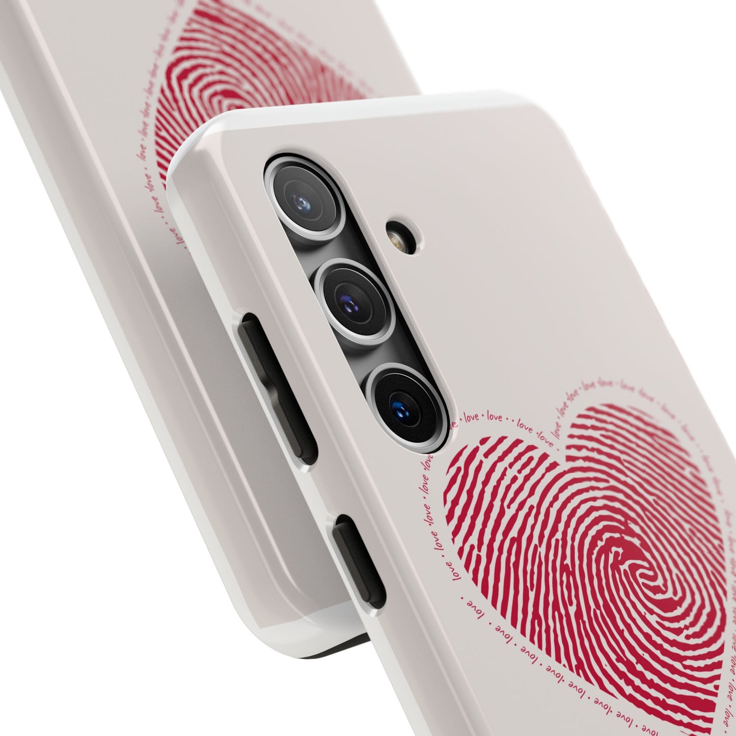 Finger Print Love Case - Durable Protection
