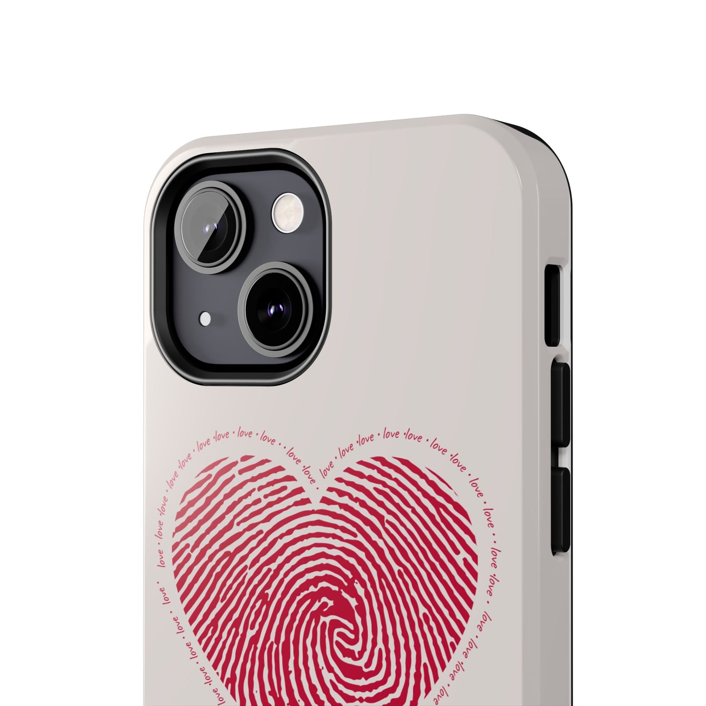Finger Print Love Case - Durable Protection
