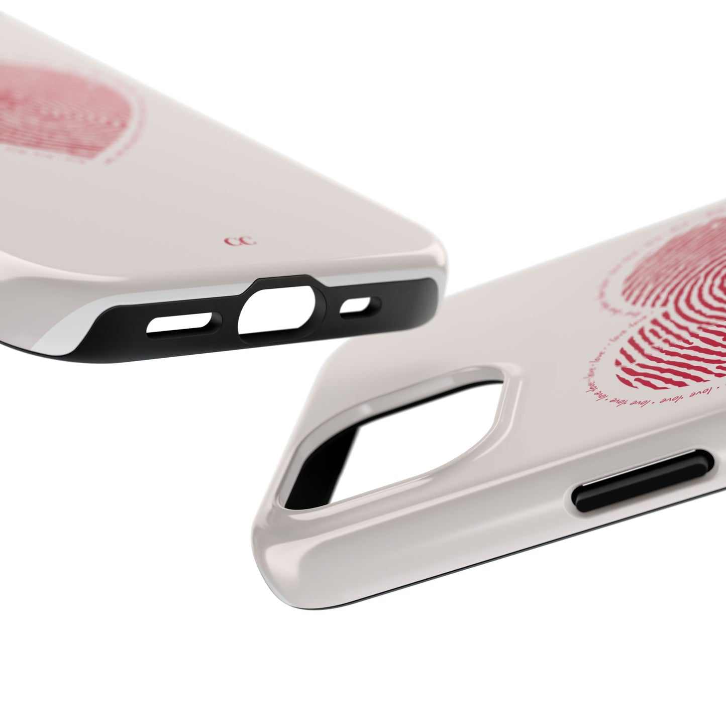 Finger Print Love Case - Durable Protection