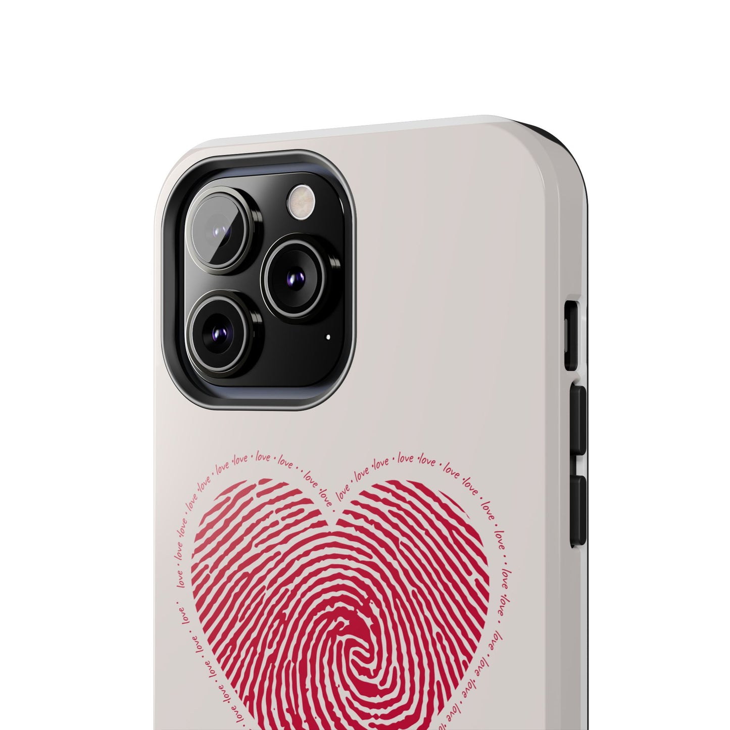 Finger Print Love Case - Durable Protection