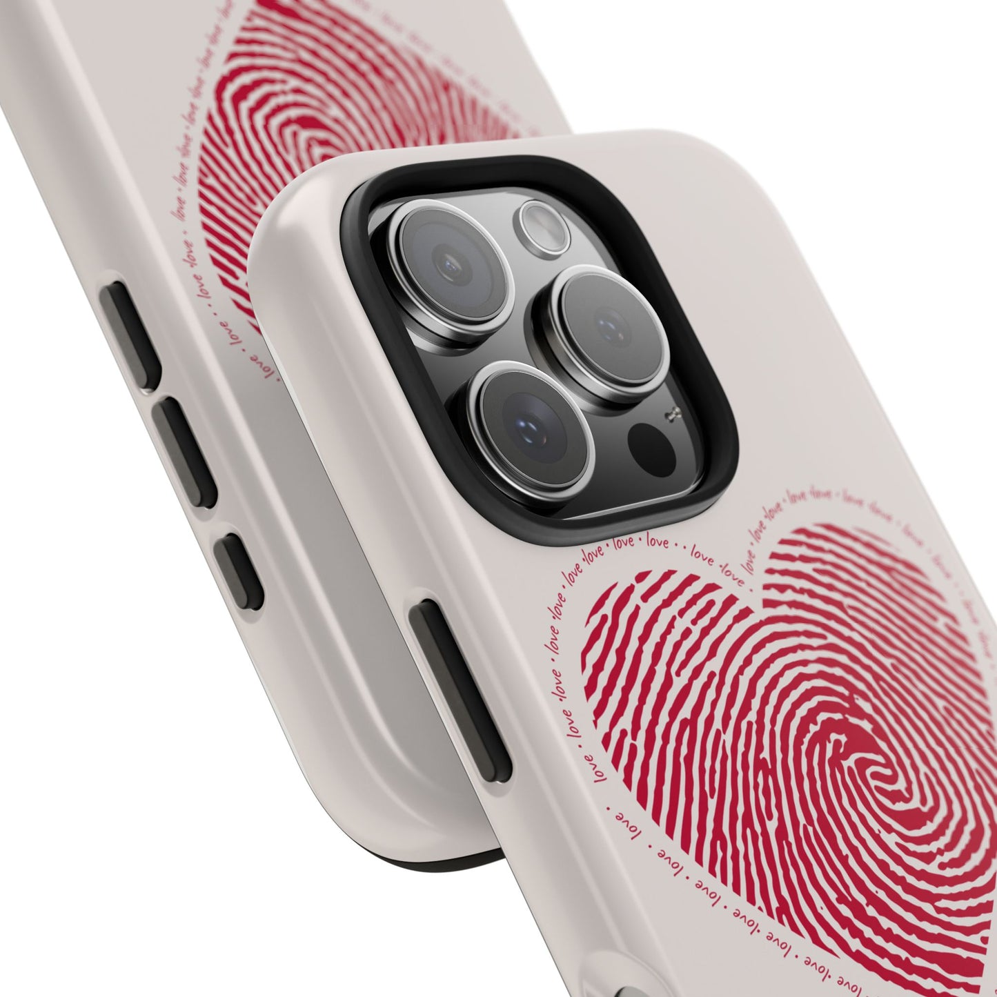 Finger Print Love Case - Durable Protection