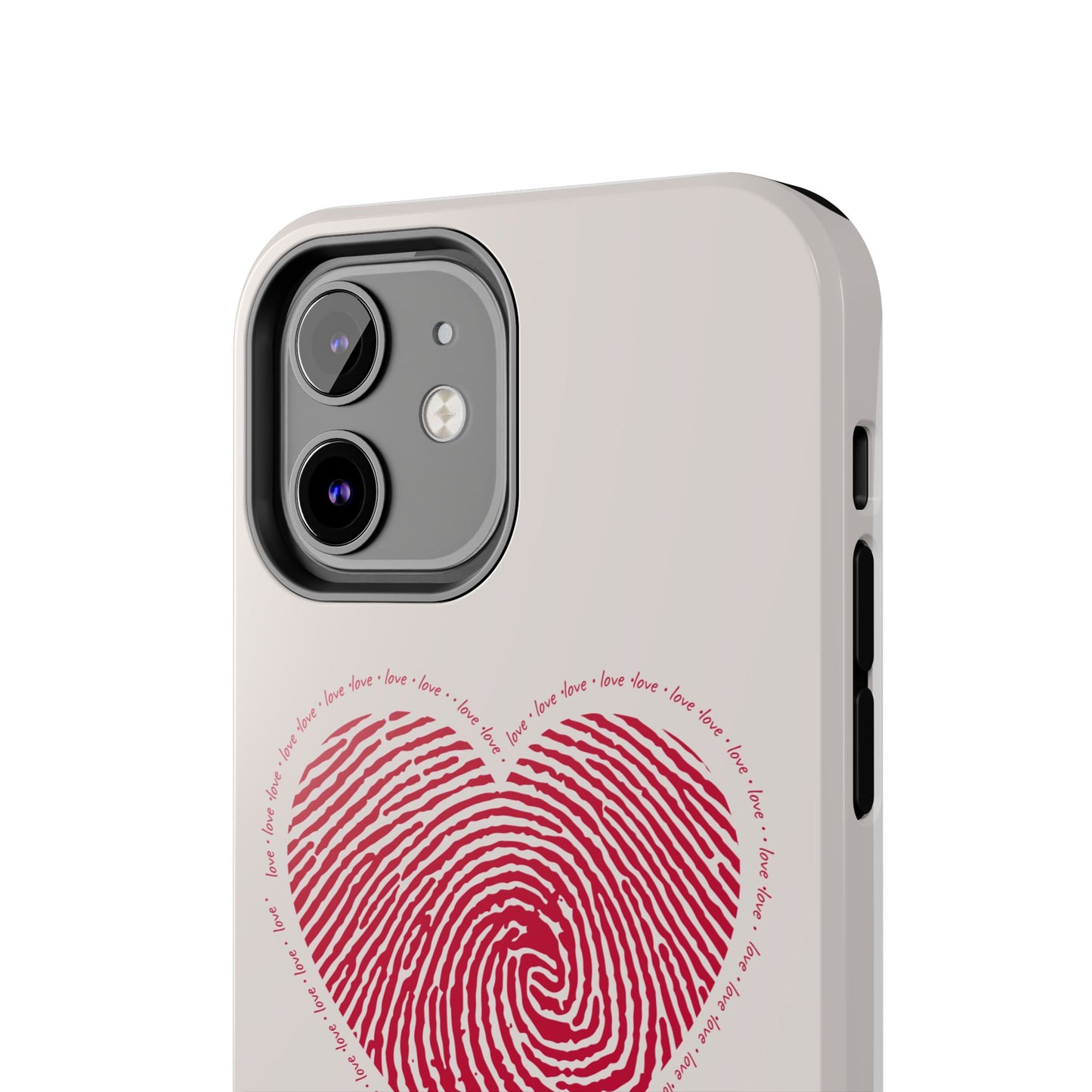 Finger Print Love Case - Durable Protection