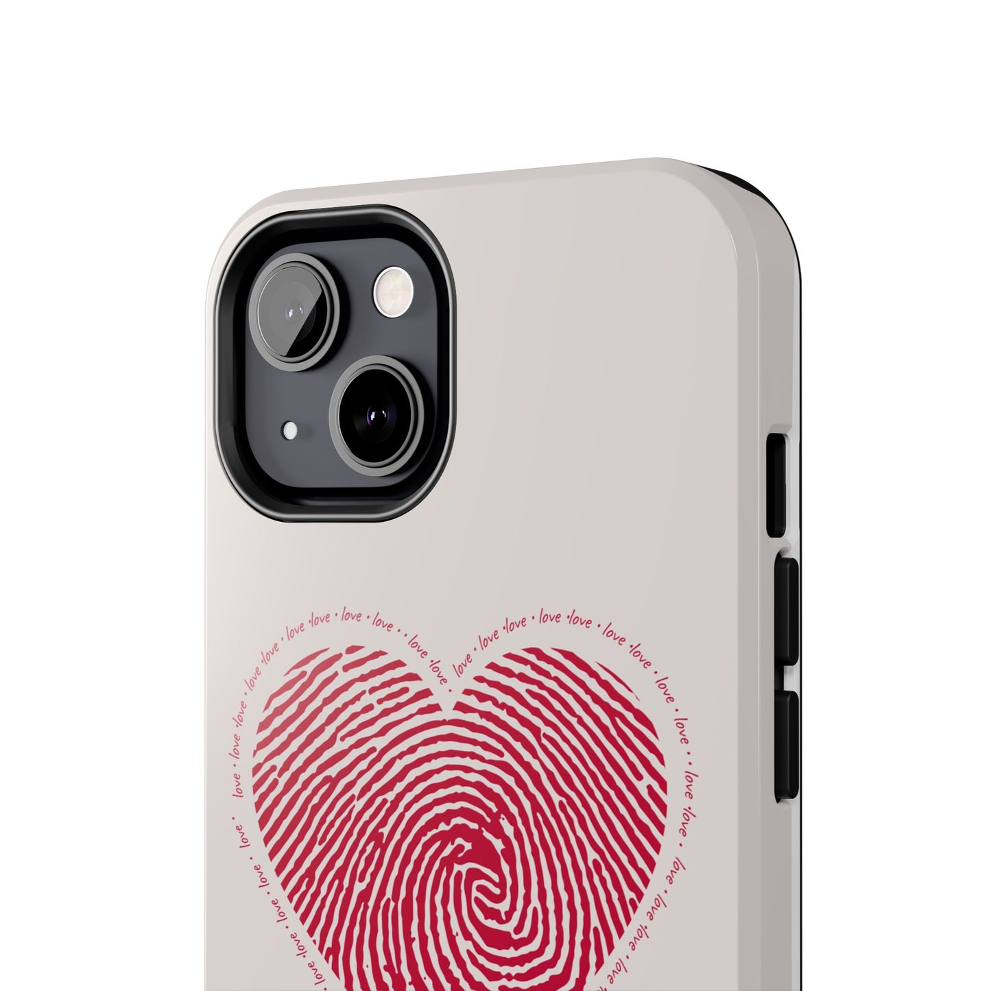 Finger Print Love Case - Durable Protection
