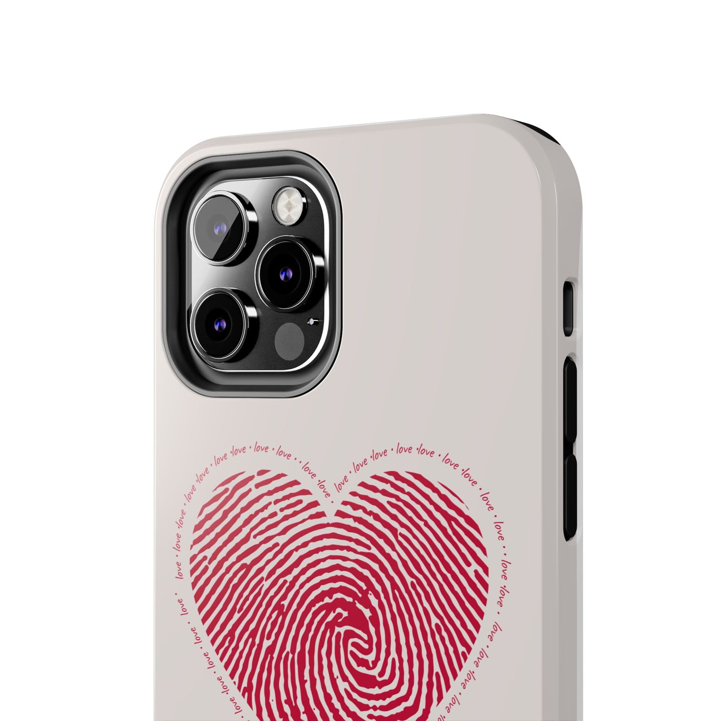 Finger Print Love Case - Durable Protection