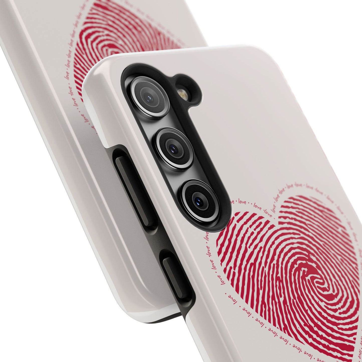 Finger Print Love Case - Durable Protection