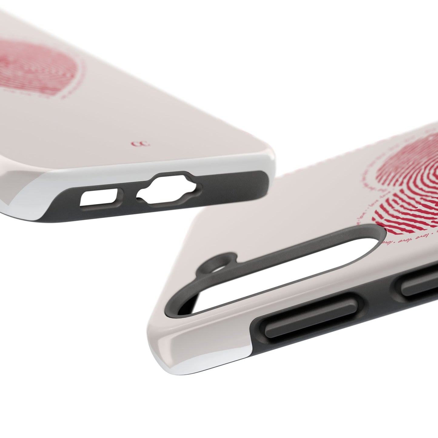 Finger Print Love Case - Durable Protection