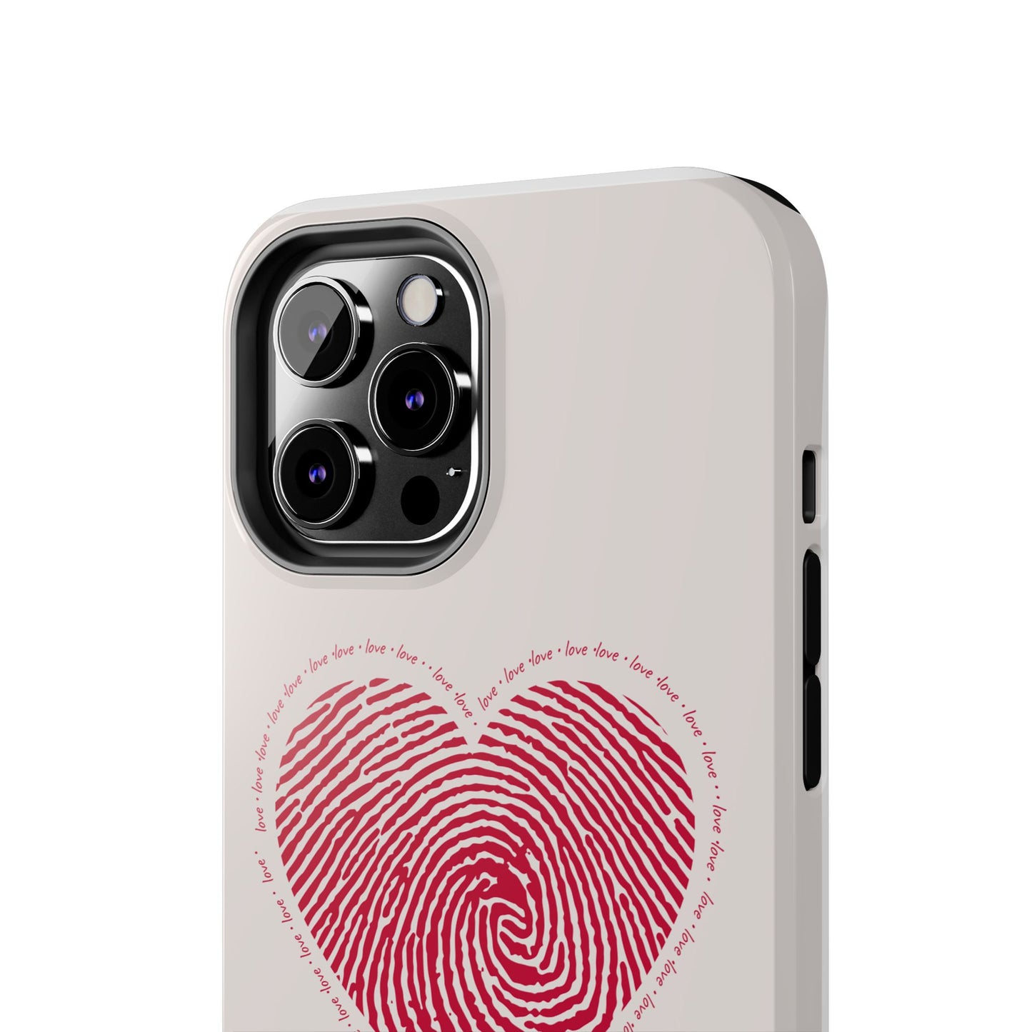 Finger Print Love Case - Durable Protection