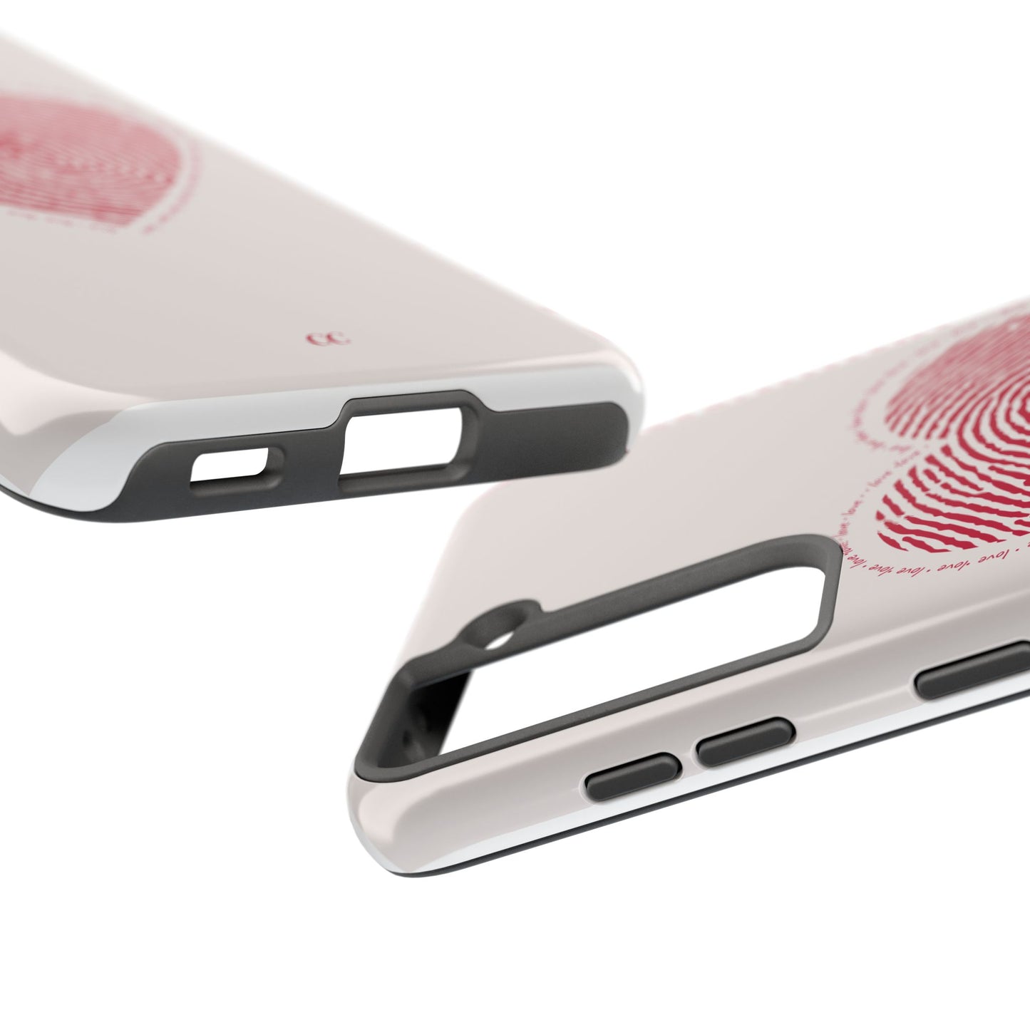 Finger Print Love Case - Durable Protection