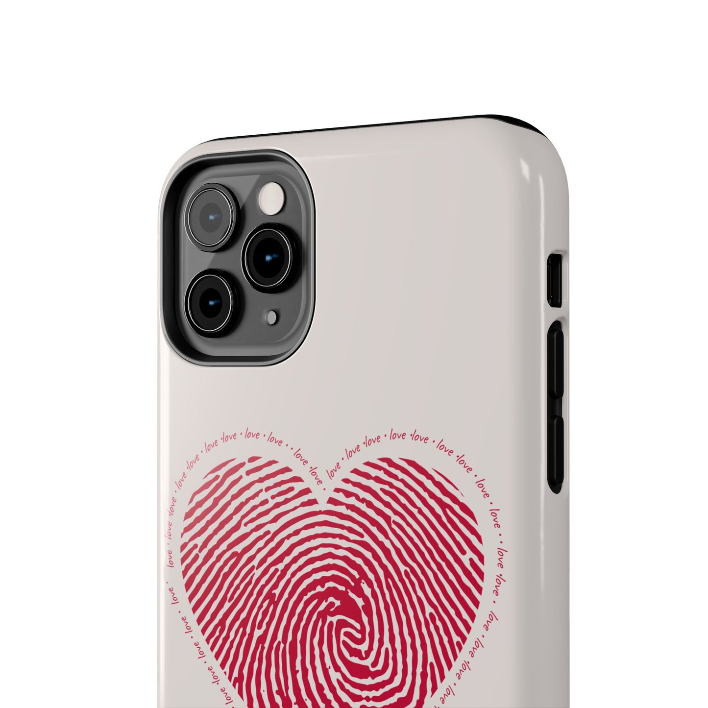 Finger Print Love Case - Durable Protection
