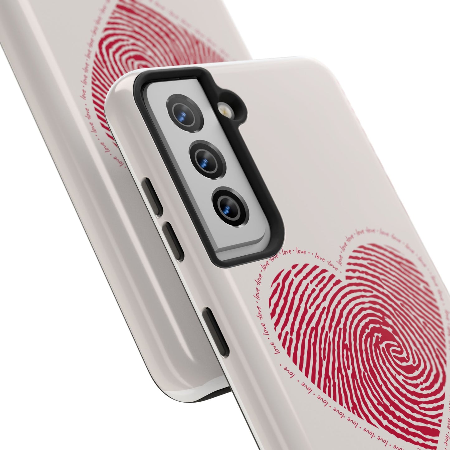 Finger Print Love Case - Durable Protection