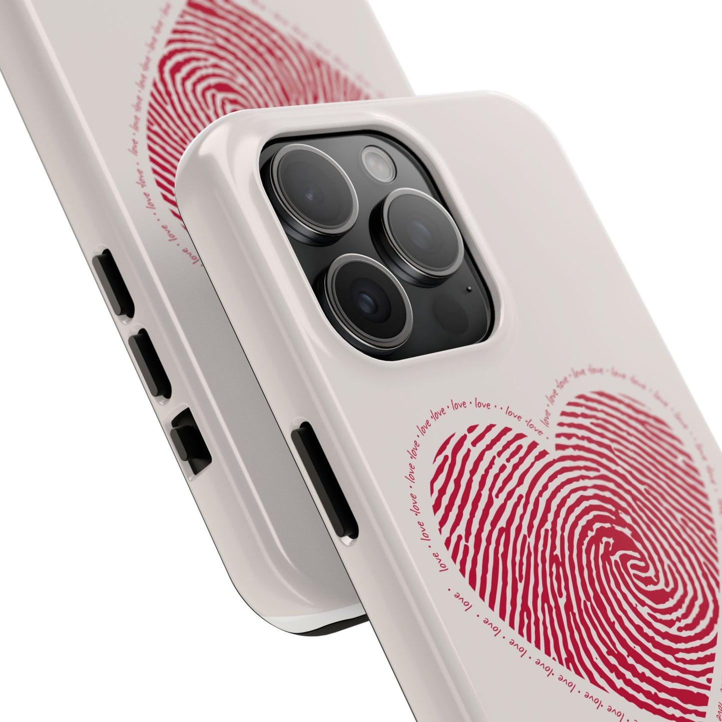 Finger Print Love Case - Durable Protection