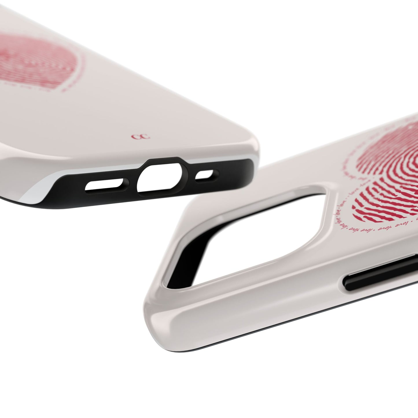 Finger Print Love Case - Durable Protection