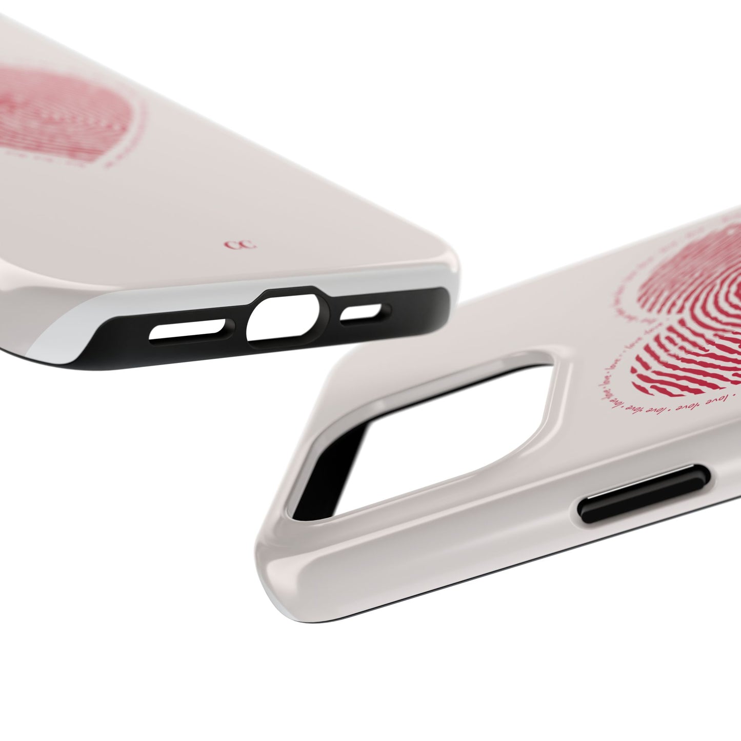 Finger Print Love Case - Durable Protection
