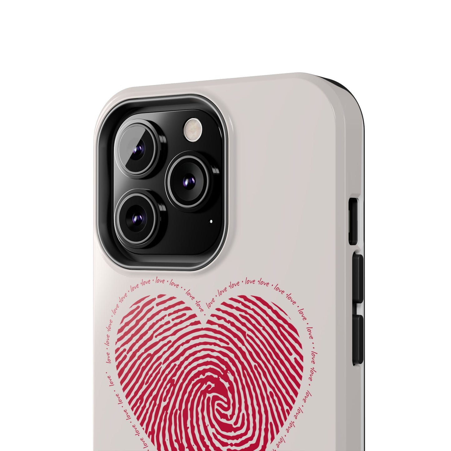 Finger Print Love Case - Durable Protection