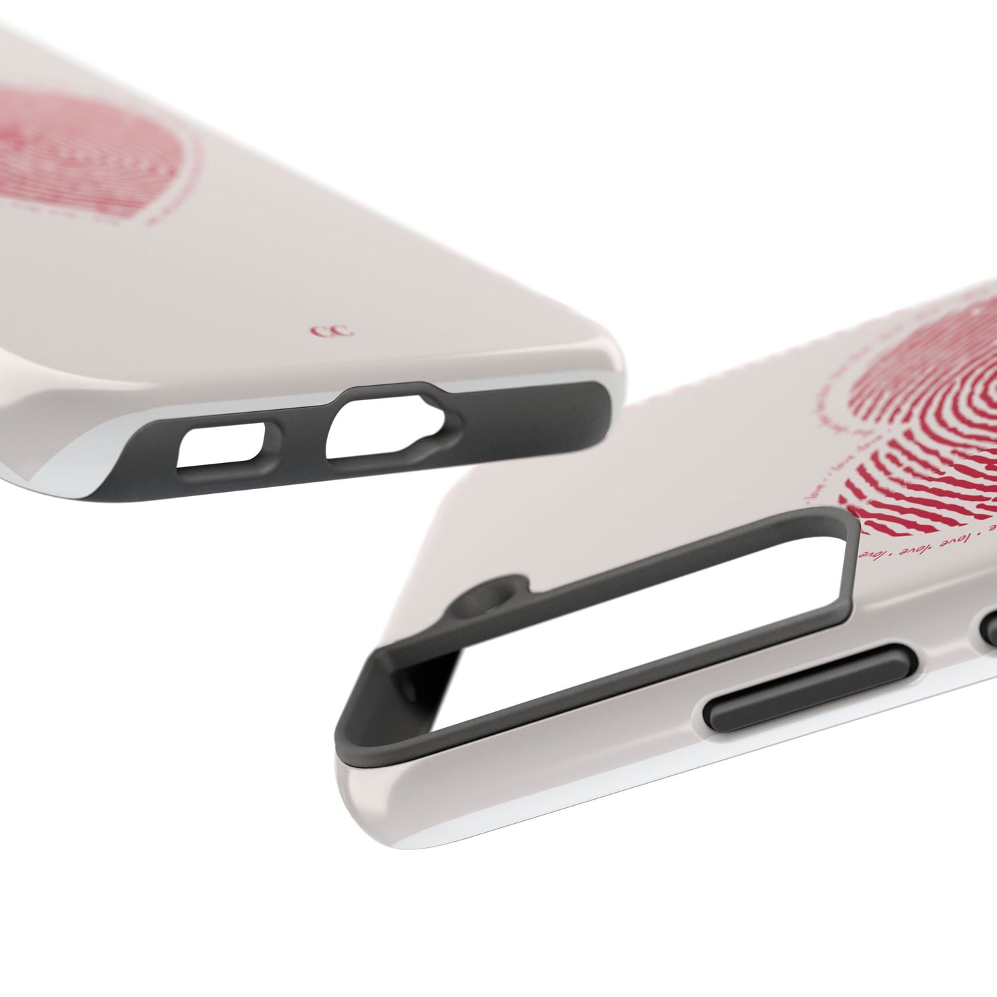 Finger Print Love Case - Durable Protection