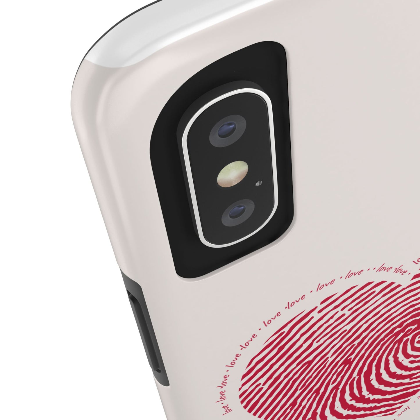 Finger Print Love Case - Durable Protection